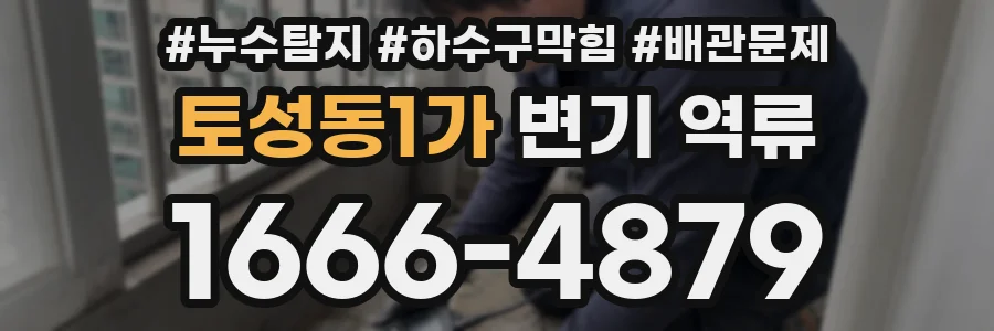 토성동1가 변기 역류