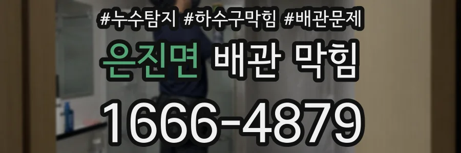 은진면 배관 막힘