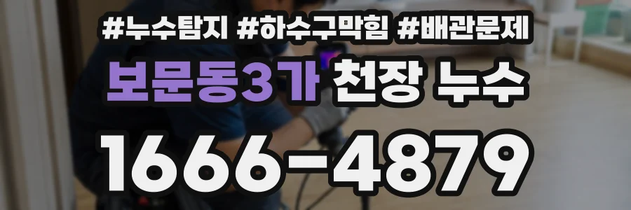 보문동3가 천장 누수