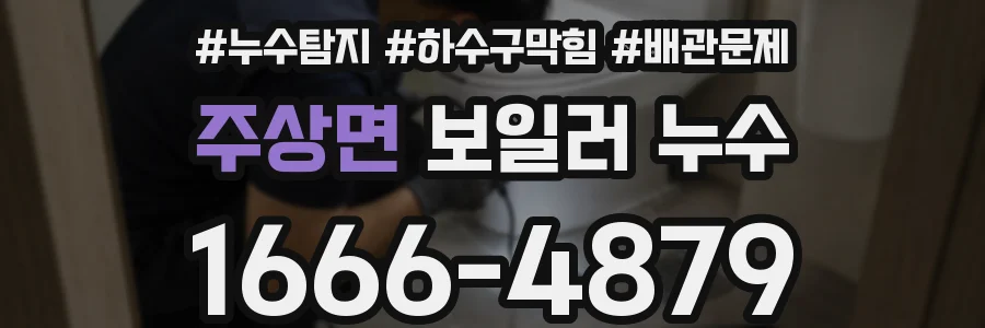 주상면 보일러 누수