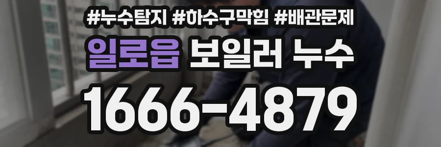일로읍 보일러 누수