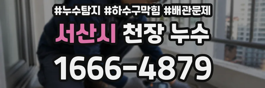 서산시 천장 누수