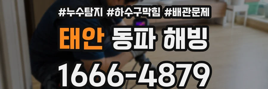 태안 동파 해빙