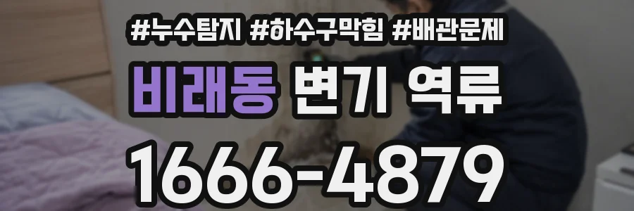 비래동 변기 역류