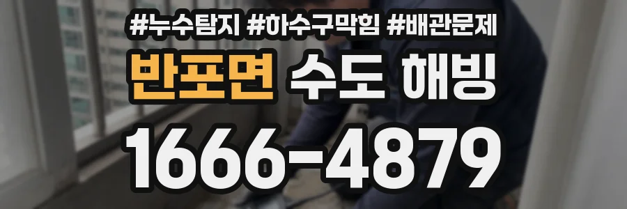 반포면 수도 해빙