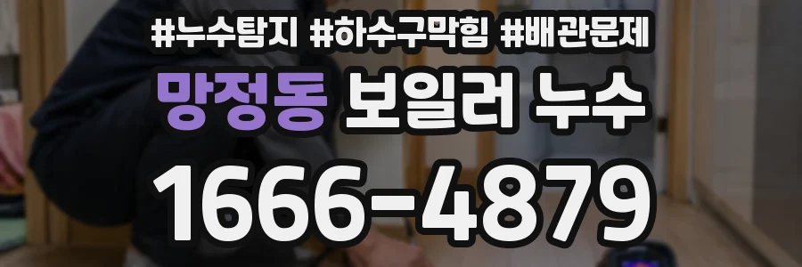 망정동 보일러 누수