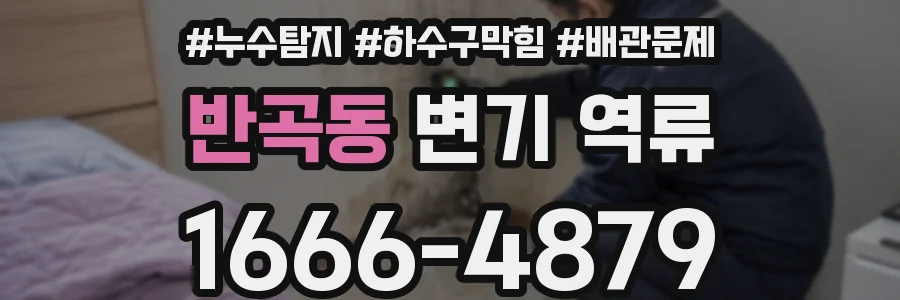 반곡동 변기 역류