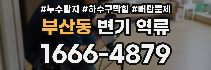 부산동 변기 역류
