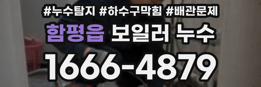 함평읍 보일러 누수