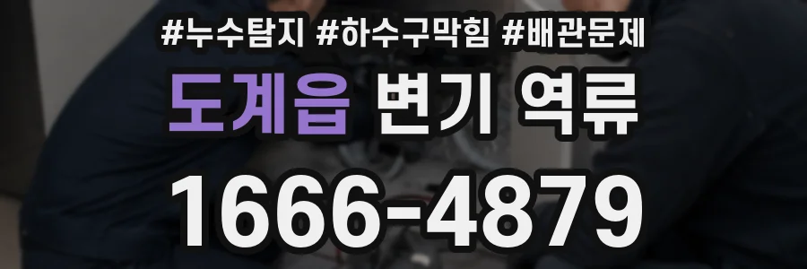 도계읍 변기 역류