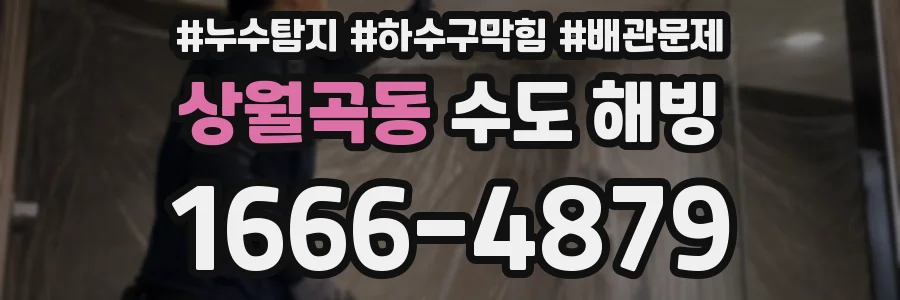 상월곡동 수도 해빙