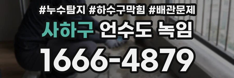 사하구 언수도 녹임