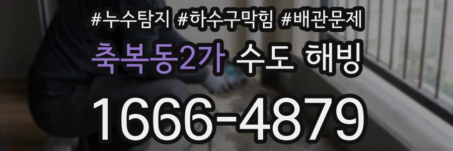 축복동2가 수도 해빙