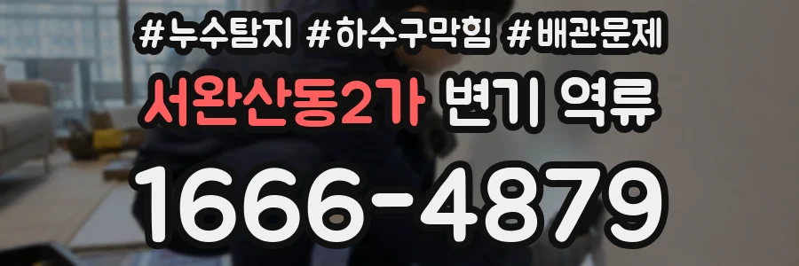 서완산동2가 변기 역류