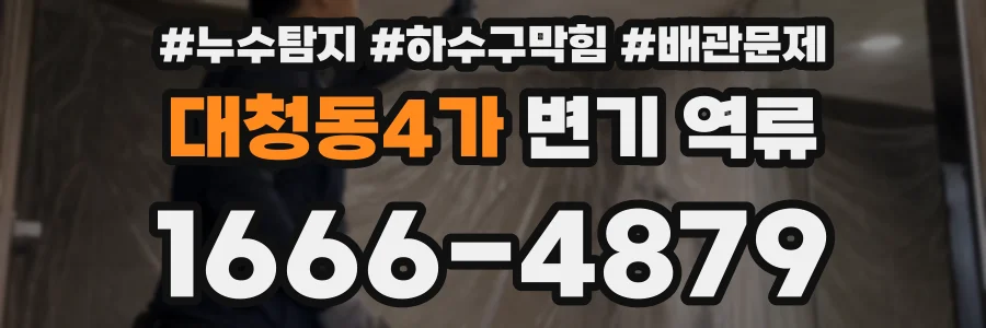 대청동4가 변기 역류