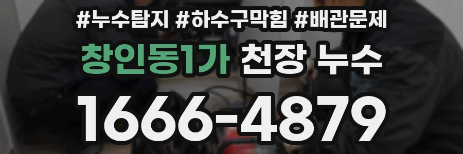 창인동1가 천장 누수