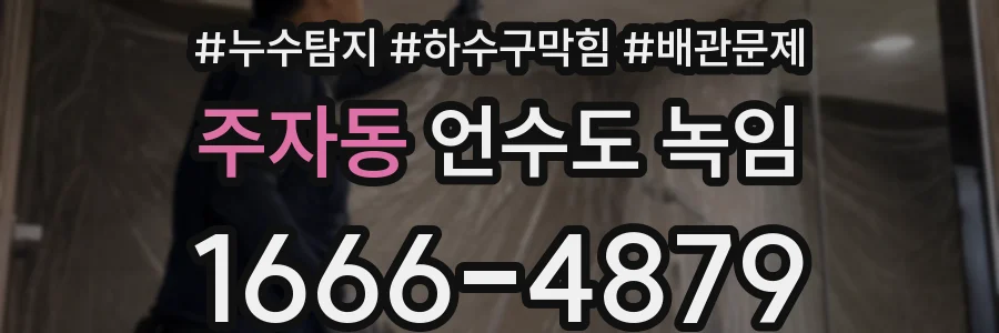 주자동 언수도 녹임