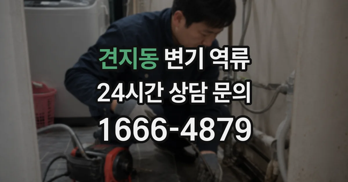견지동 변기 역류