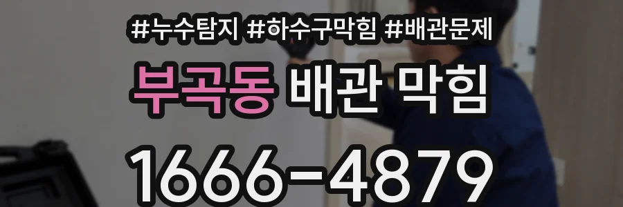 부곡동 배관 막힘