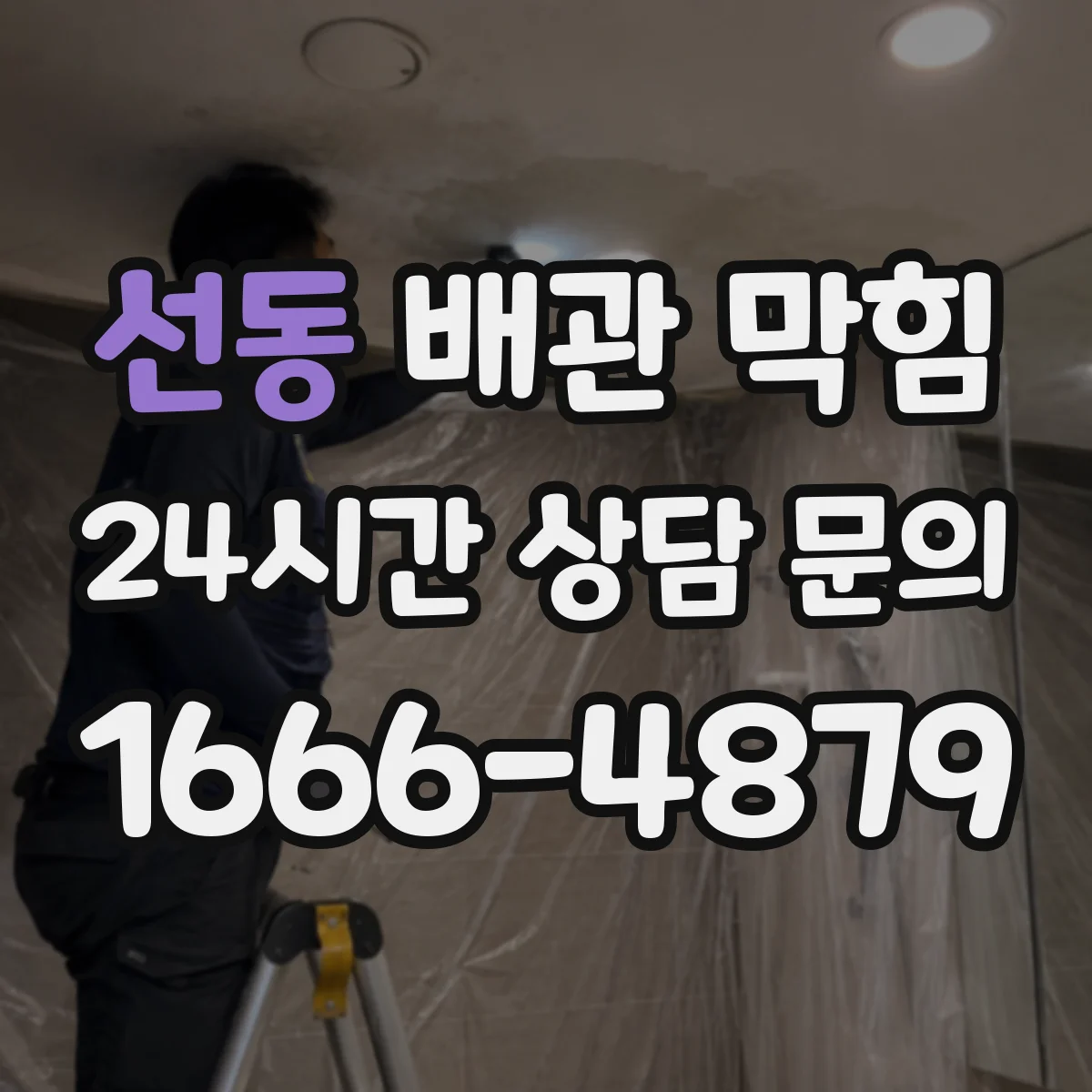 선동 배관 막힘