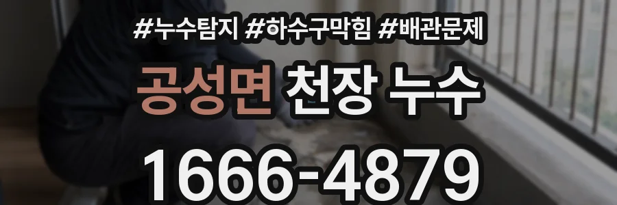 공성면 천장 누수
