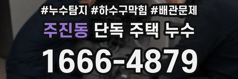 주진동 단독 주택 누수
