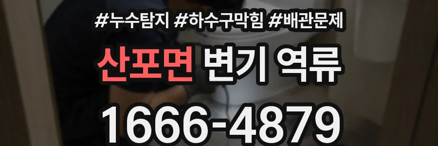 산포면 변기 역류