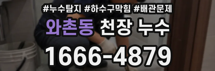 와촌동 천장 누수