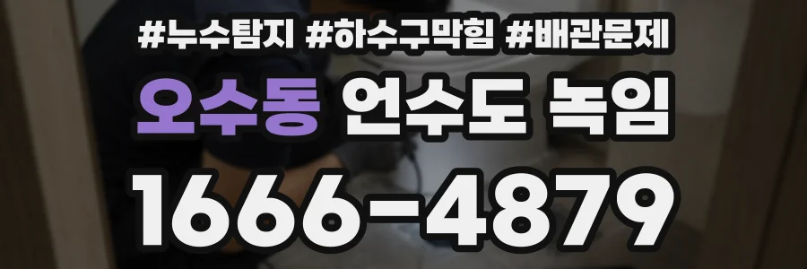 오수동 언수도 녹임