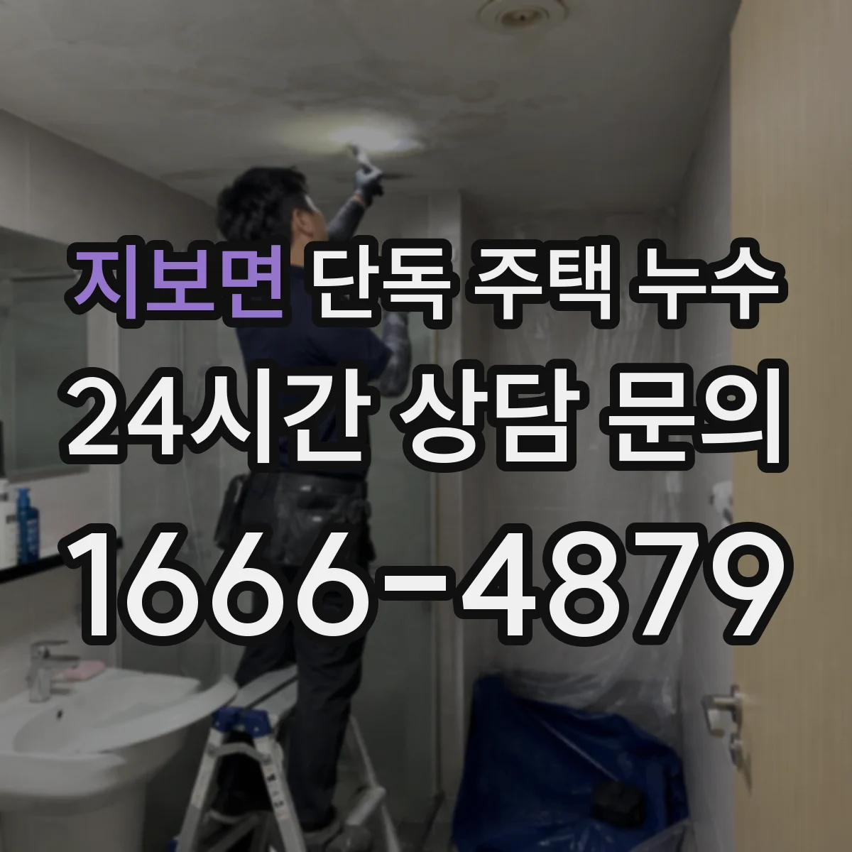 지보면 단독 주택 누수