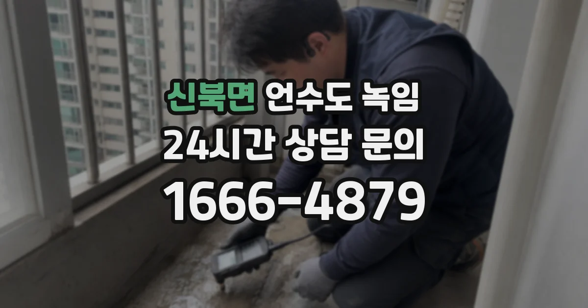 신북면 언수도 녹임