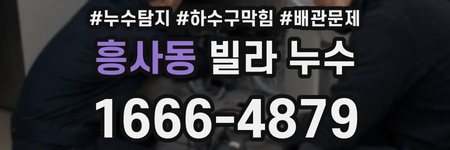 흥사동 빌라 누수