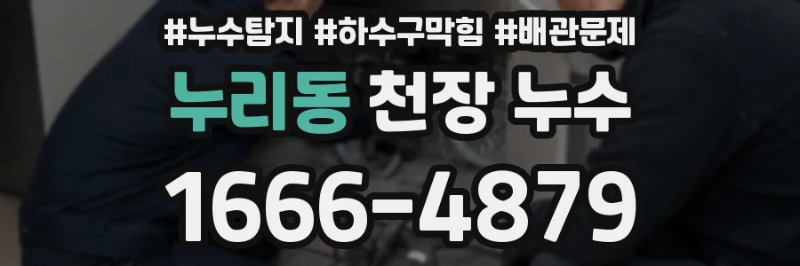 누리동 천장 누수