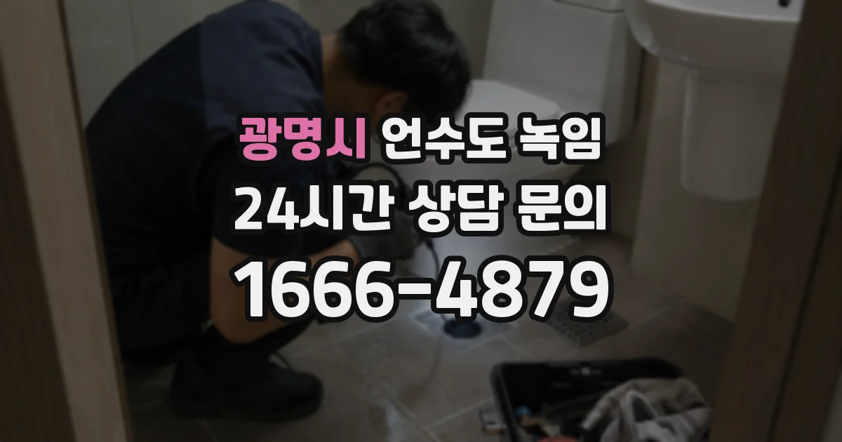 광명시 언수도 녹임