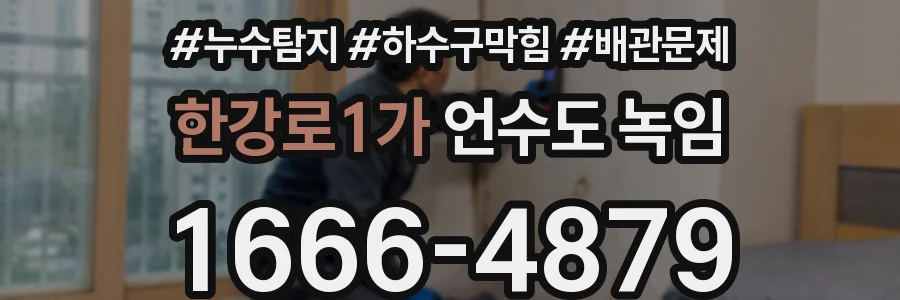 한강로1가 언수도 녹임