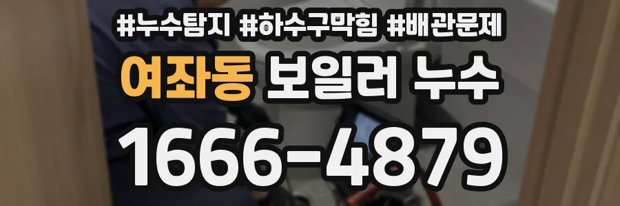 여좌동 보일러 누수