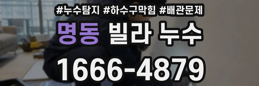명동 빌라 누수