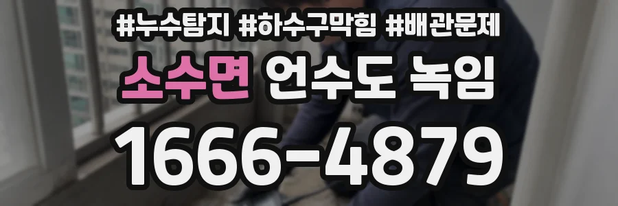 소수면 언수도 녹임