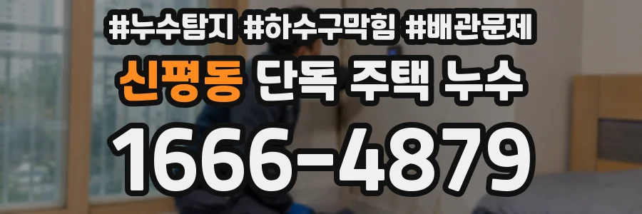 신평동 단독 주택 누수