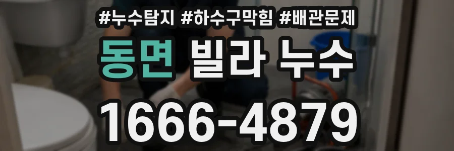 동면 빌라 누수