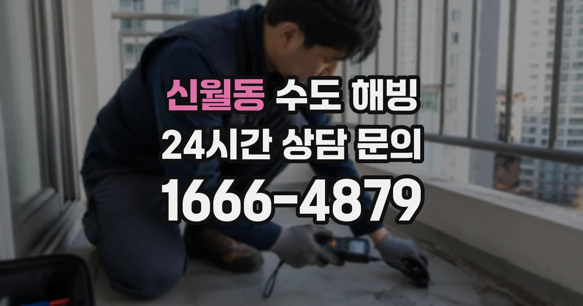 신월동 수도 해빙