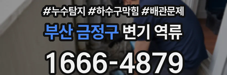 부산 금정구 변기 역류