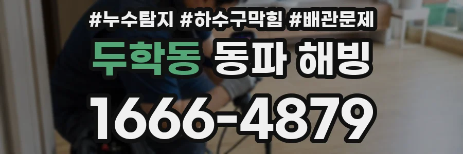 두학동 동파 해빙