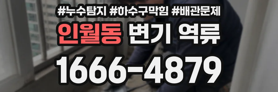 인월동 변기 역류