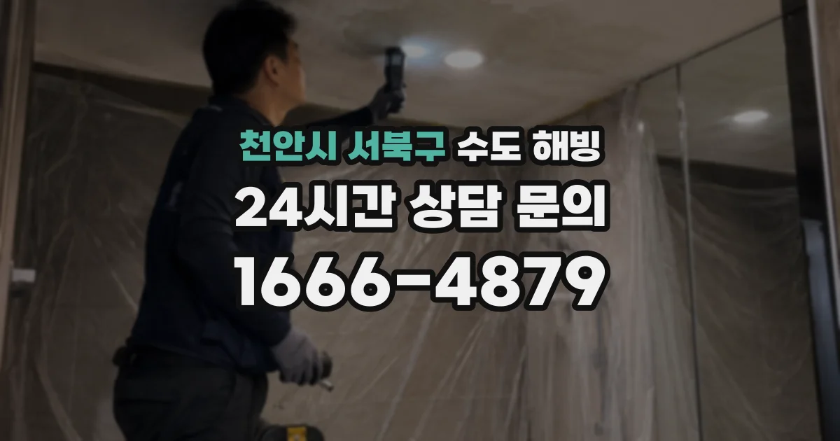 천안시 서북구 수도 해빙