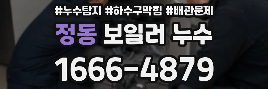 정동 보일러 누수