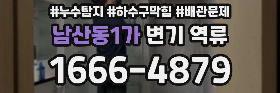 남산동1가 변기 역류