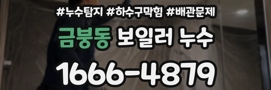 금붕동 보일러 누수