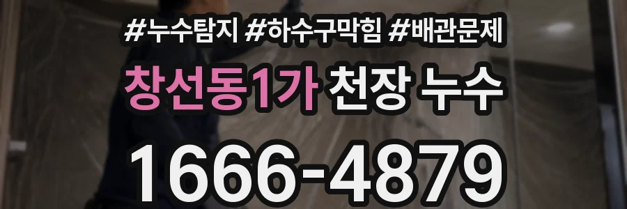 창선동1가 천장 누수