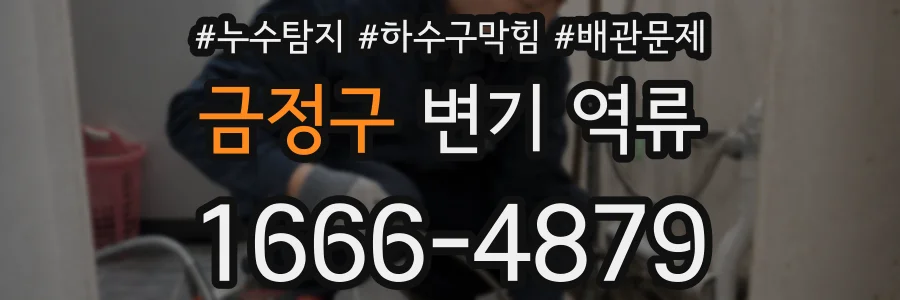 금정구 변기 역류